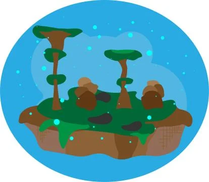 Landscapes of the future, climate change. 스톡 일러스트