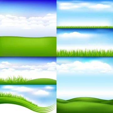 Landscapes Stock Illustration