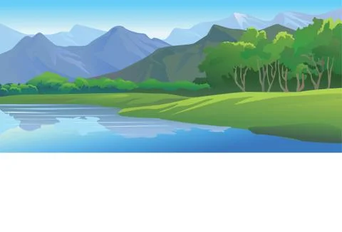 Landscapes Stock Illustration