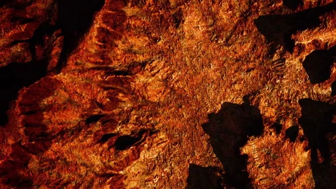 Landscapes of rocks and soil with texture in warm shades of brown and red Stock Footage 345014471