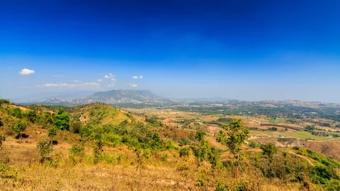 Landscapse view Khao Kho Timelapse Stock Footage 89221463