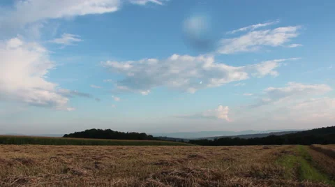 Landscaspe with hills Stock Footage 40723179