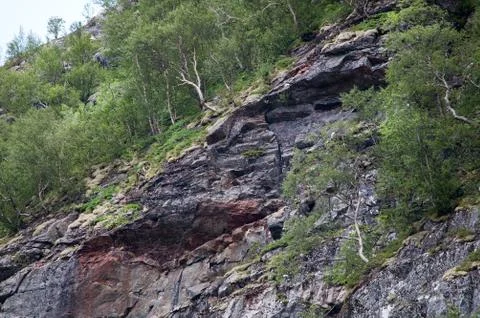 Landslide risk Stock Photos