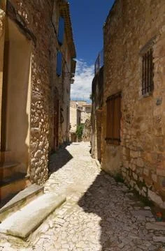 Lane in old town Stock Photos