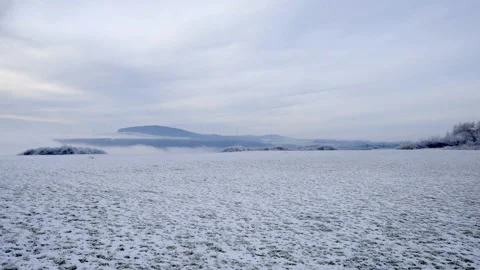 Langenthal, Germany - 01/18/2023: Deiselberg from Langenthal in winter Stock Footage 230610029