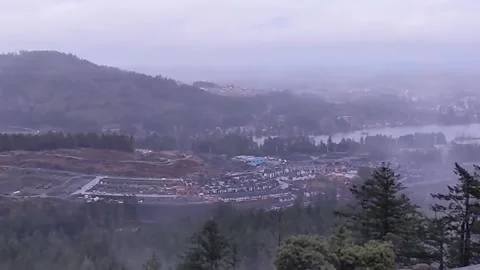 Langford development seen from Mt. Wells Stock Footage 172564877