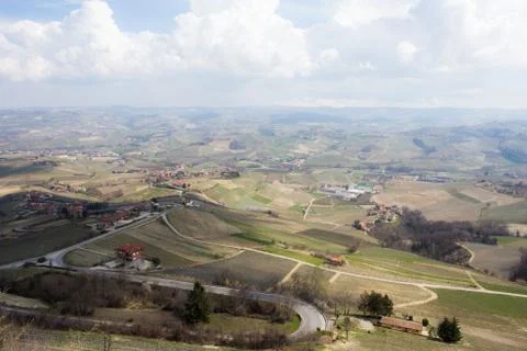 Langhe Foto stock