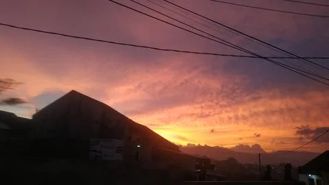 Langit Senja ☁ 스톡 사진
