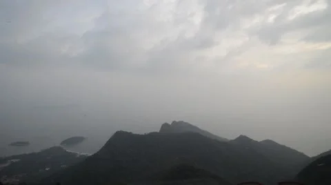 Langkawi Cable Car Crossing Frame Right To Left Video stock 47602312
