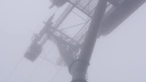 LANGKAWI CLOUDY CABLE FROM THE BOTTOM 库存影片 220445801