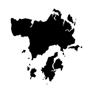Langkawi island map Stock Illustration