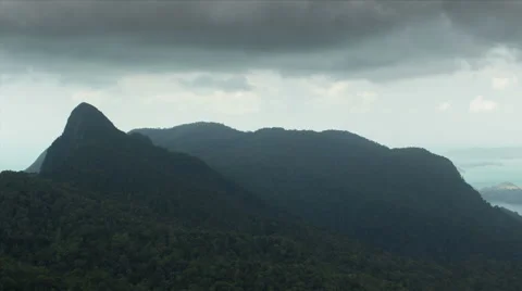 Langkawi mountains Time lapse Video stock 45438393