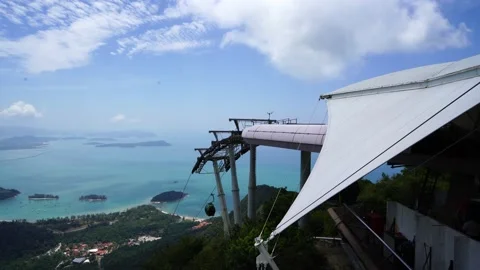 Langkawi Sky Way Cable Car 6 Stock Footage 146676597