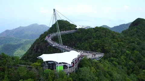 Langkawi Sky Way Cable Car 9 Stock Footage 146676764