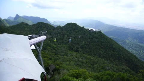 Langkawi Sky Way Cable Car 10 Stock Footage 146676848