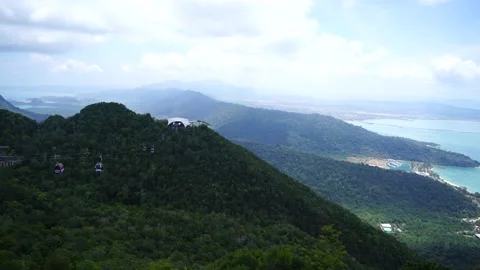 Langkawi Sky Way Cable Car 11 Stock Footage 146676875