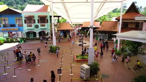 Langkawi Sky Way Queue 5 Stock Footage 146677061