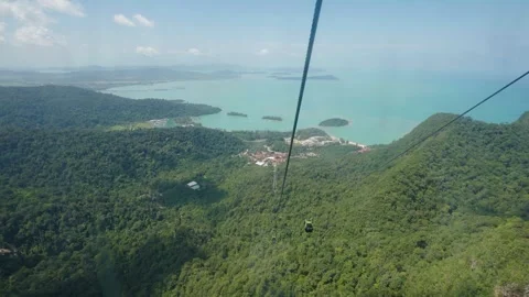 Langkawi SkyCab View Stock Footage 314580784