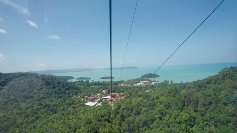 Langkawi SkyCab Window Stock Footage 314580790