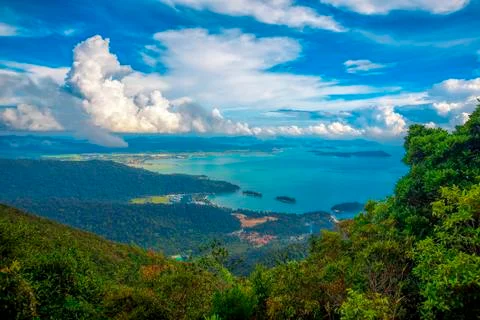 Langkawi viewpoint Stock Photos
