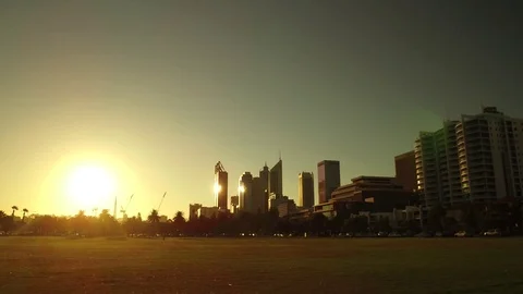 Langley Park to Perth City Osmo 4k Stock Footage 104599259