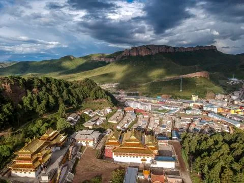 The Langmu Temple Stock Photos