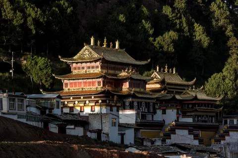 The Langmu Temple Stock Photos