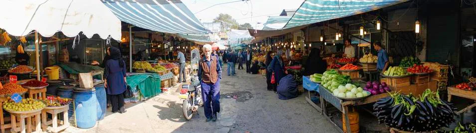 Langrud Bazaar Stock Photos