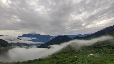 Langtang range Nepal 動画素材 315151586