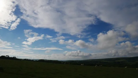 Langton Time Lapse with View of Sheep Video stock 92888093