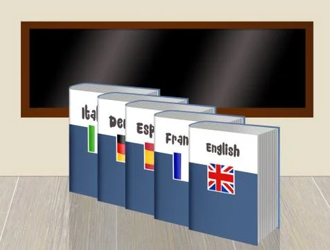 Language course Stock Illustration