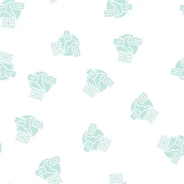 Language english glyph seamless pattern Stock Illustration