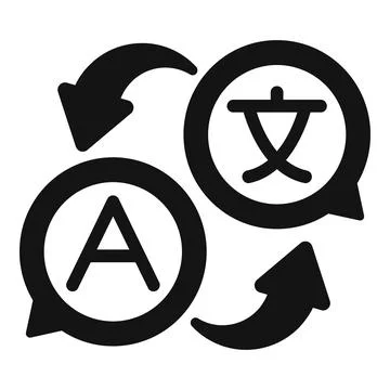 Language exchange program for global communication 스톡 일러스트