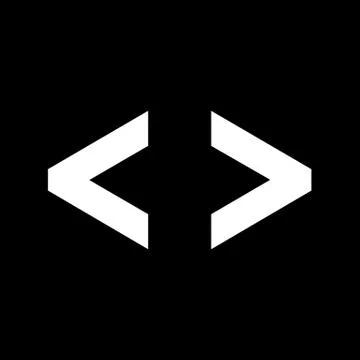 Language HTML icon , Progrmming code icon Illustration design Stockillustratie