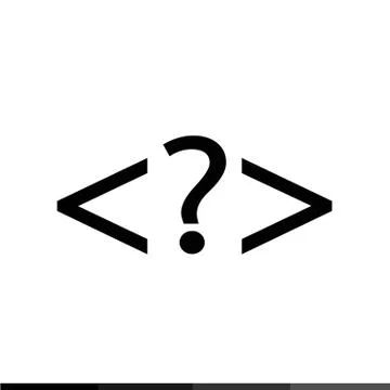 Language HTML icon , Progrmming code icon Illustration design Stock Illustration