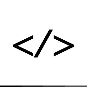 Language HTML icon , Progrmming code icon Illustration design Stock Illustration