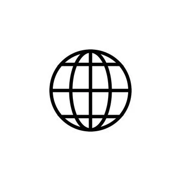 Language icon. Translate button. Global web illustration. Stock Illustration
