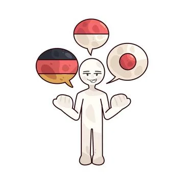 Language illustration Stock Illustration