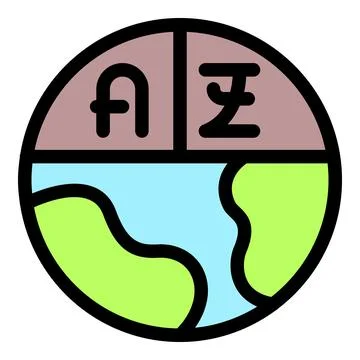 Language learning app connecting people worldwide through education Stock Illustration