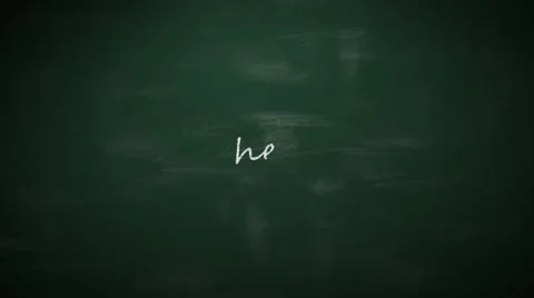 Language learning concept - word 'hello' in different languages. Stock Footage 36256626