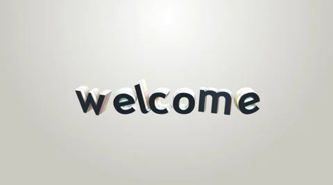 Language learning concept- word "Welcome" transformation to other languages Stock Footage 36587947