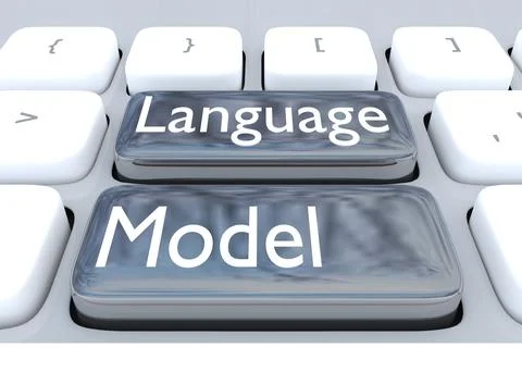 Language Model concept Stock Illustration