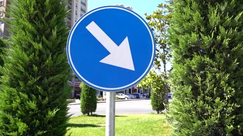 The Language of Roads: Exploring Traffic Signs Stock Footage 247910365