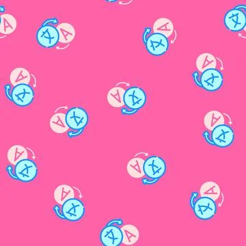 Language translation natural language processing nlp vector seamless pattern Stock Illustration