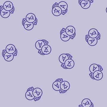 Language translation natural language processing nlp line seamless pattern la Stock Illustration