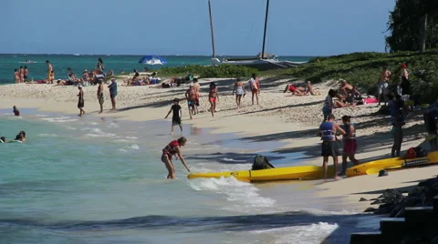 Lanikai Beach 스톡 동영상 993316