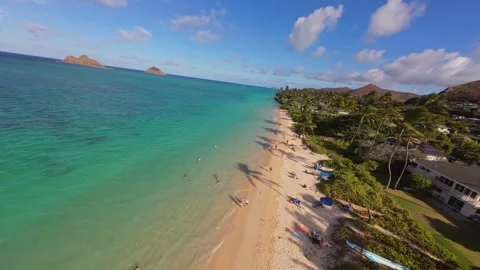 Lanikai Beach Kailua Stock Footage 317842406