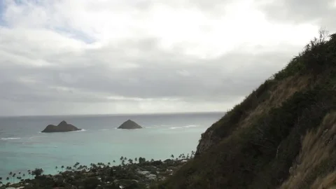 Lanikai Shore Wide Video stock 73131997