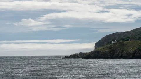 Lanscape of the coat in Howth. Stock Photos