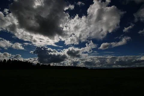 Lanscape meadow sky cloud various objects of the summer season in the best... Foto stock